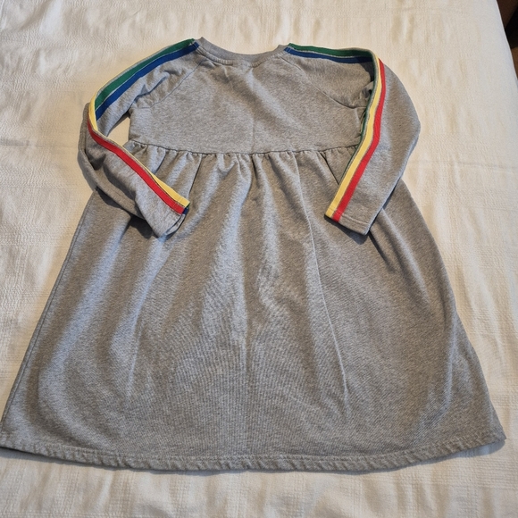 Hanna Andersson girls size 160 or 14/16 gray sweatshirt dress, VGUC - Picture 4 of 8